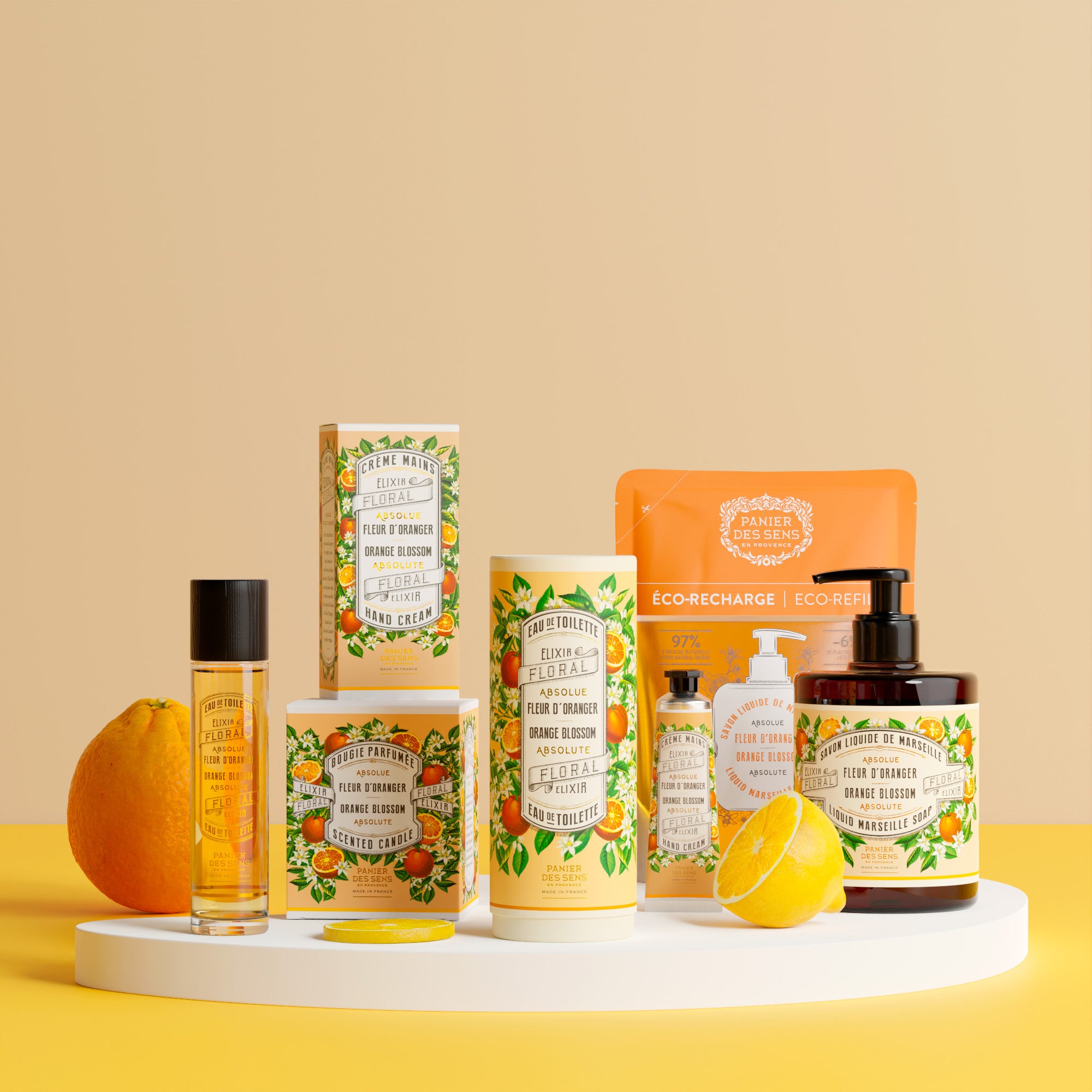 2-Pack Milton & Drew ~ Orange Blossom Luxury Hand Soap 16.9 fl oz Each