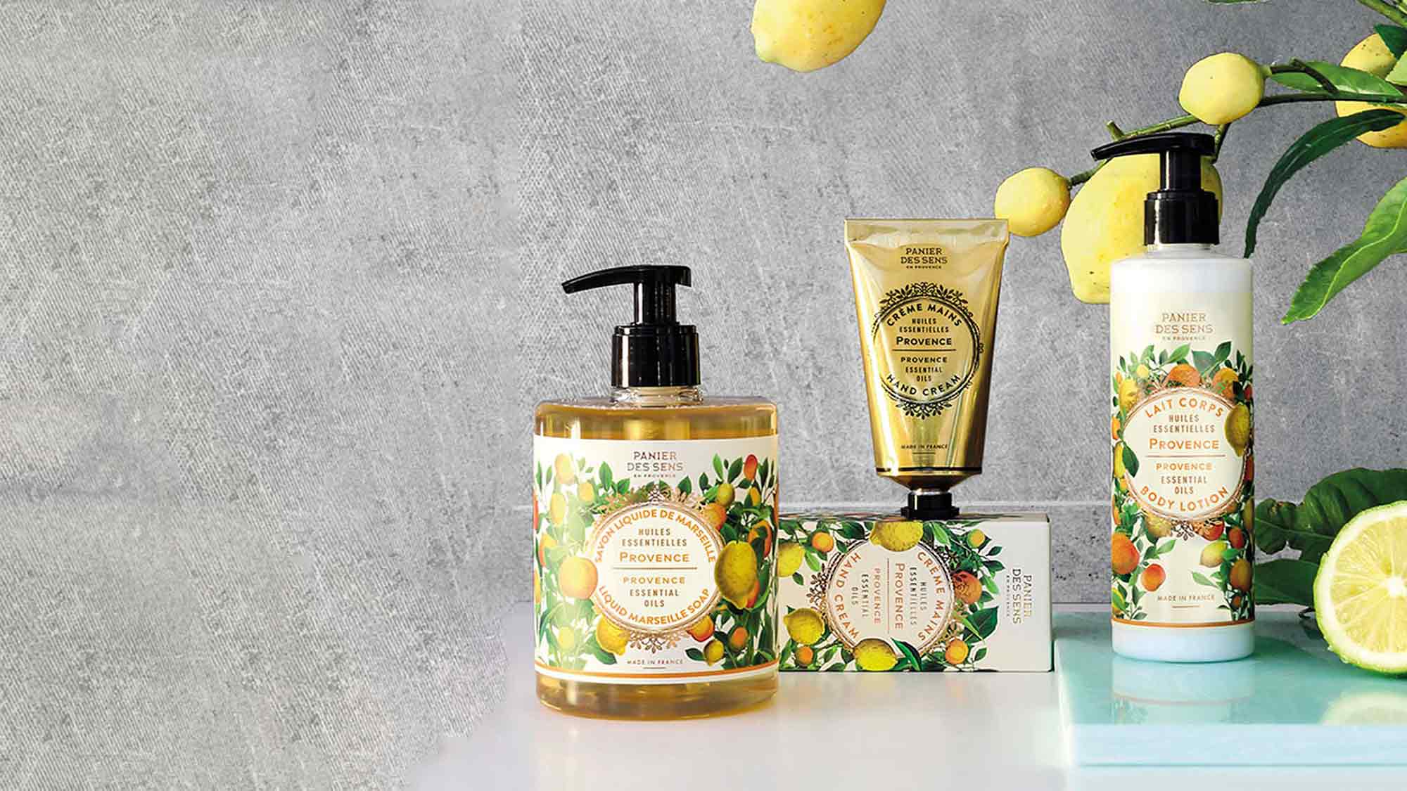 Body care with essential oils - Panier des Sens USA