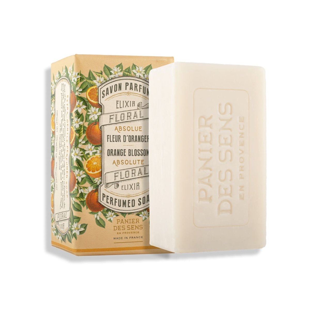 French Orange Blossom Soap Bar with Olive Oil – Panier des Sens USA
