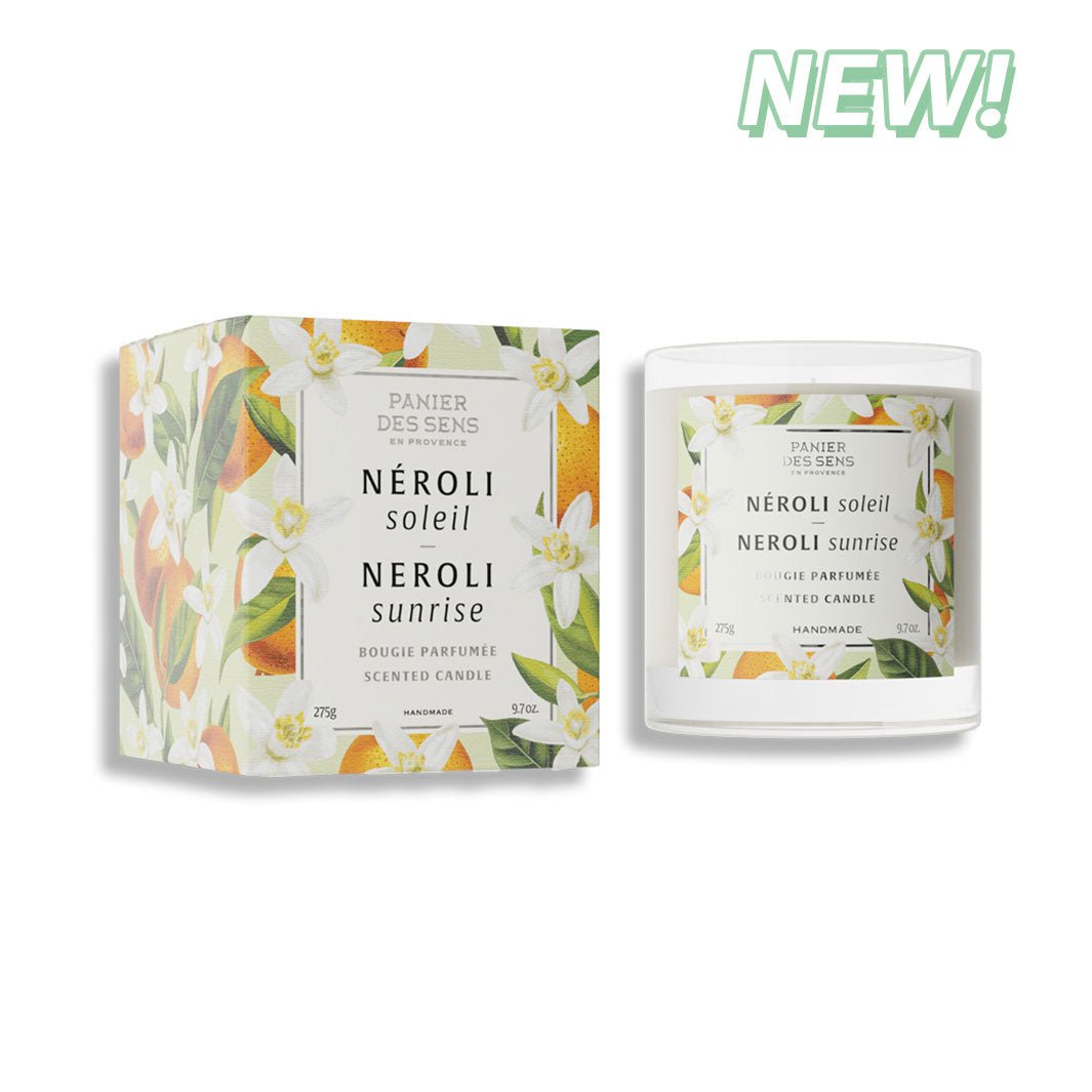 Scented Candle with Vegetable Wax - Neroli Sunrise (10oz) – Panier