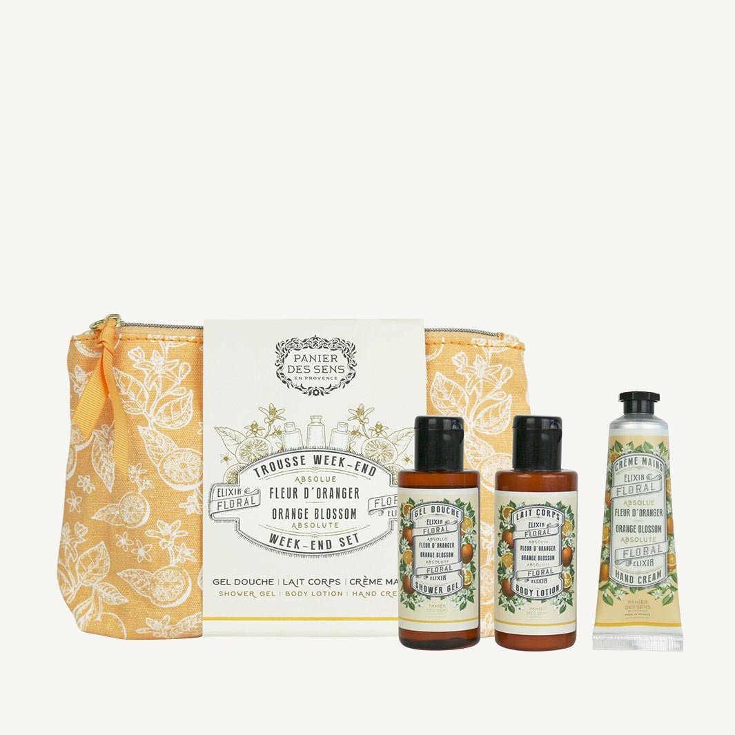 Body care travel set - Orange Blossom – Panier des Sens USA