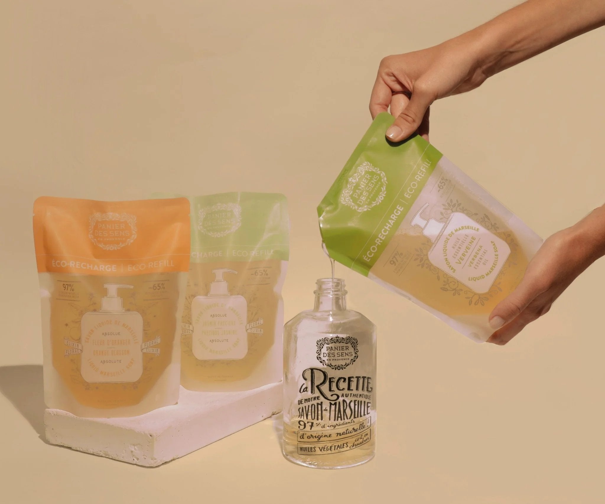 Paquetes de jabón líquido - Panier des Sens USA