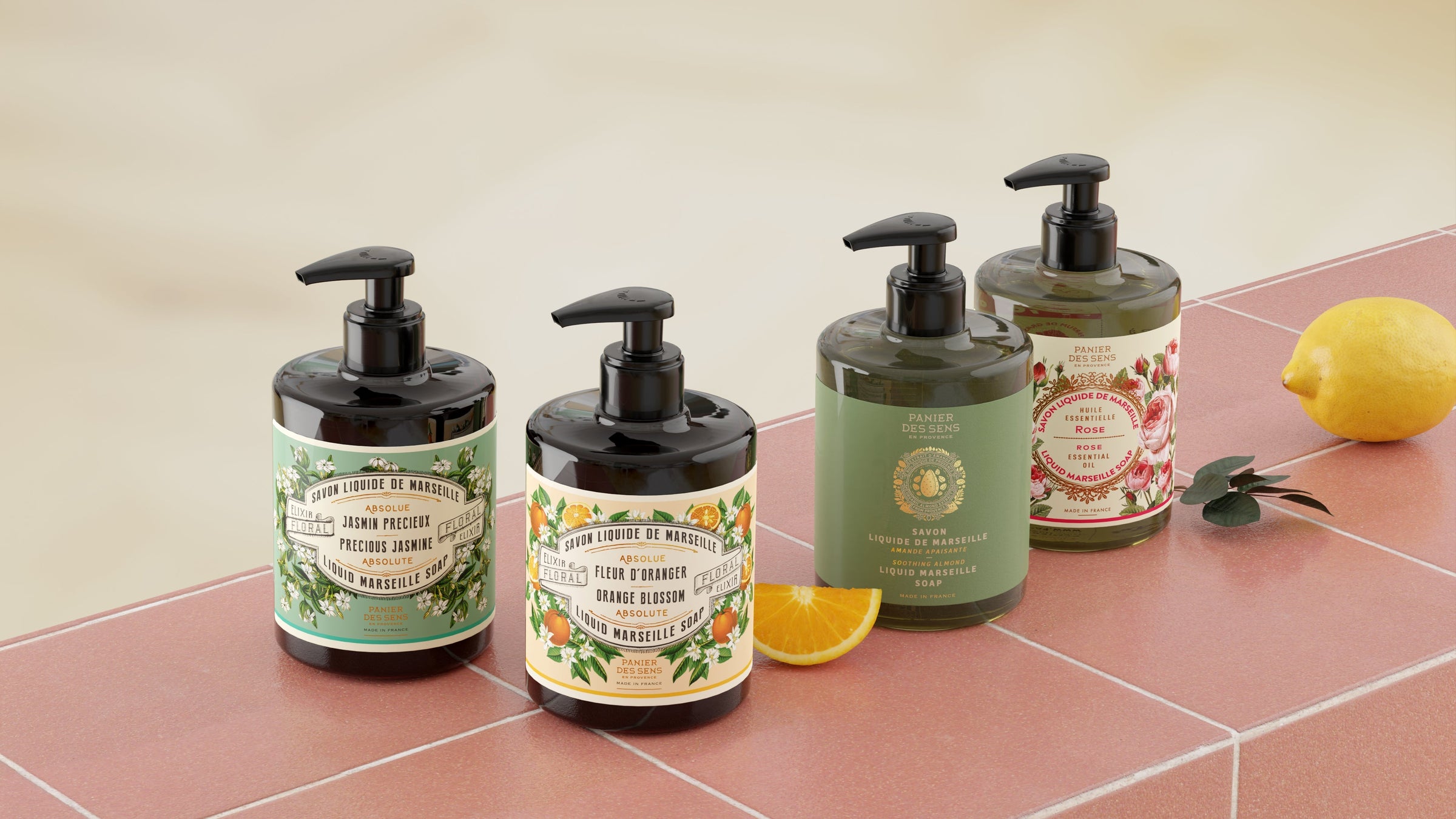 Jabones líquidos perfumados de Marsella - Panier des Sens USA