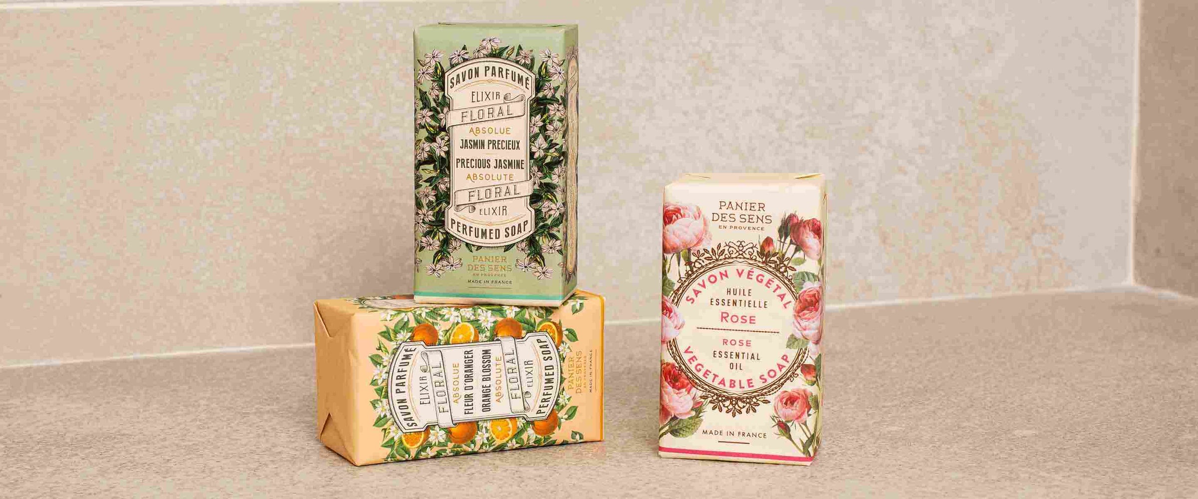 150g / 5.3oz bar soaps - Panier des Sens USA