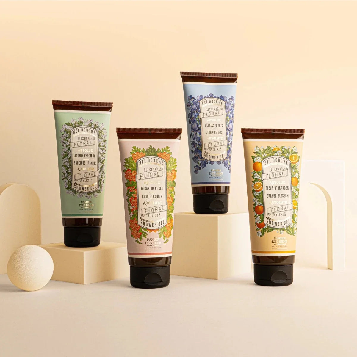 Pack of 6 Multi-Scented Shower Gels (6.7 fl.oz.) - Shower gel - Panier des Sens USA