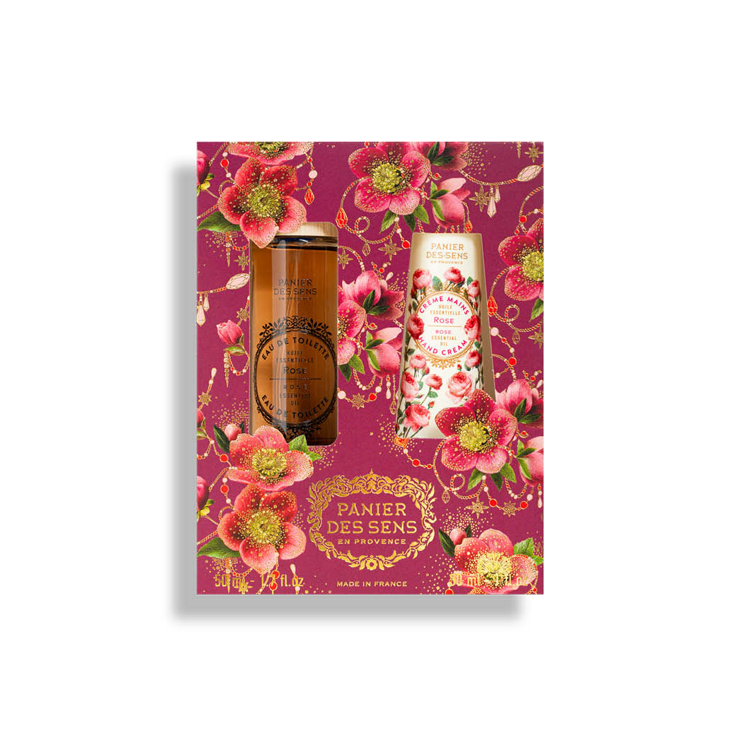 Rose Perfume Gift Set – Eau de Toilette 1.7 fl oz + Hand Cream 1 fl oz