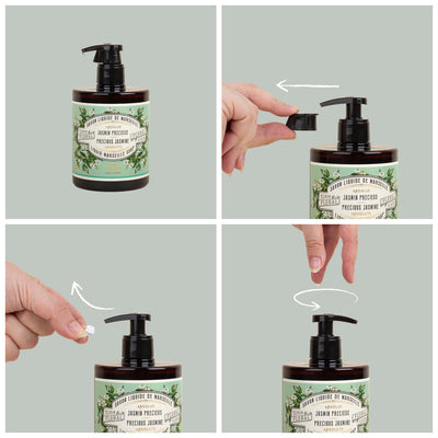 Premium pack of liquid Marseille soaps - Olive limited edition + 6 refills