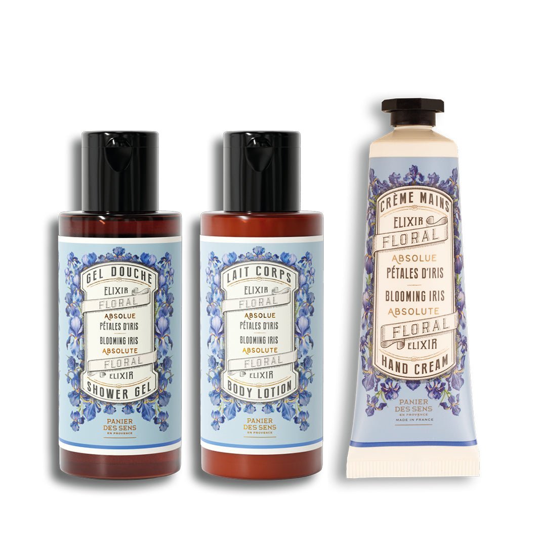 Body Care Travel Set - Blooming Iris – Panier des Sens USA