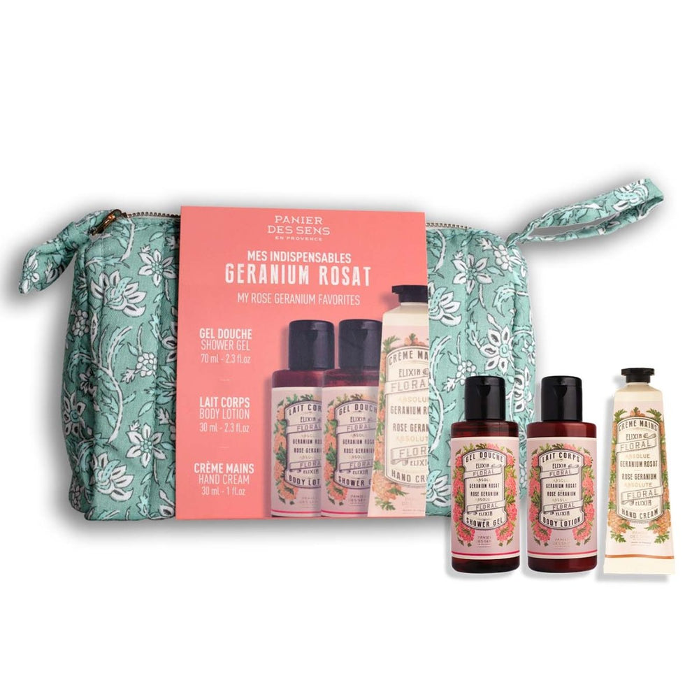Body Care Weekend Set - Rose Geranium - Body Care - Panier des Sens USA