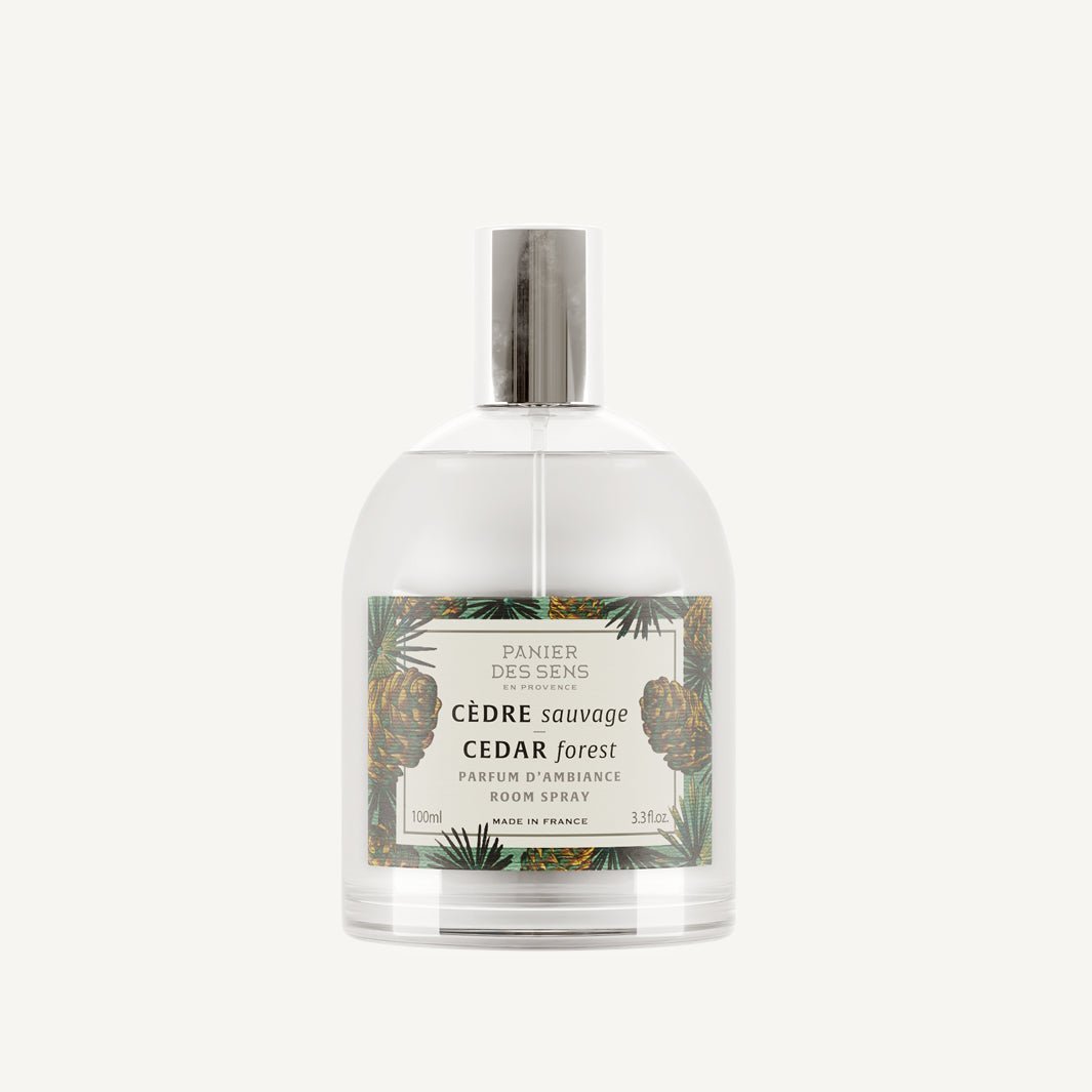 Room Spray - Cedar Forest Fragrance - Natural home fragrance - Panier des Sens USA