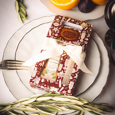 Christmas Duo Set Hand Cream + Roll - On Perfume – Rose Geranium - Gifts - Panier des Sens USA