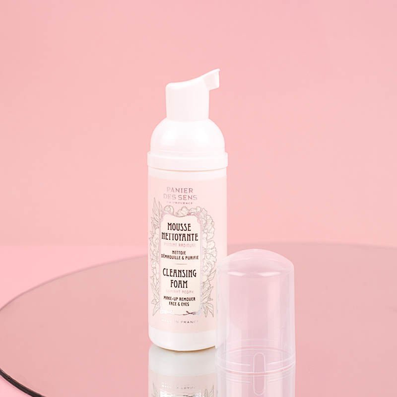Facial cleansing foam - Radiant Peony 1.69 floz - Face Care - Panier des Sens USA