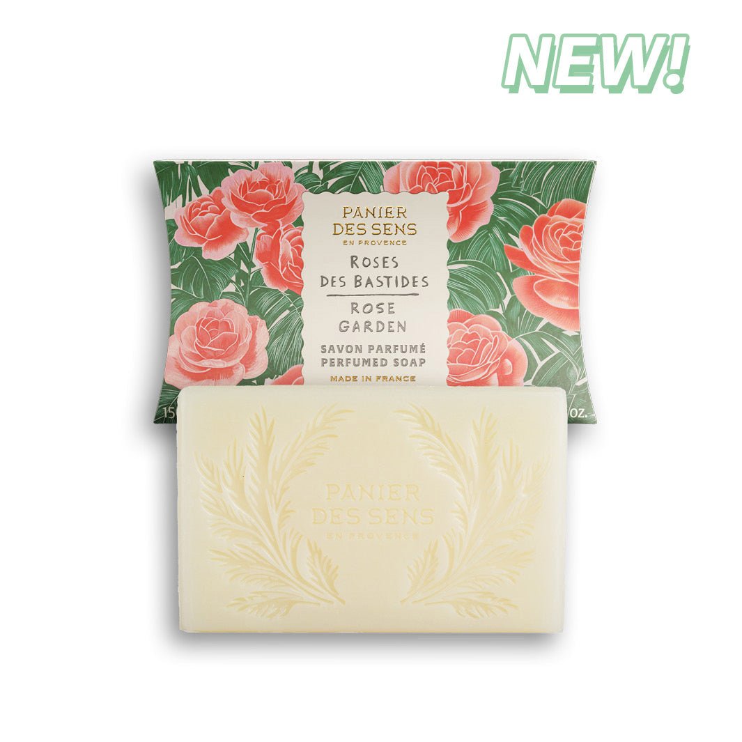 French Luxury Bar Soap - Rose Garden - Solid cosmetics - Panier des Sens USA