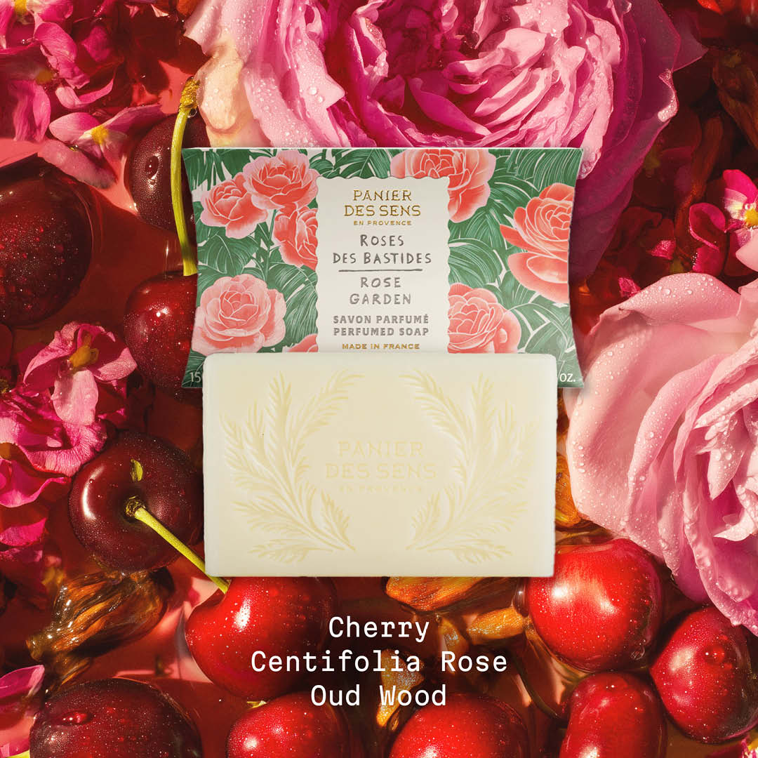 French Luxury Rose Scented Soap – Panier des Sens USA