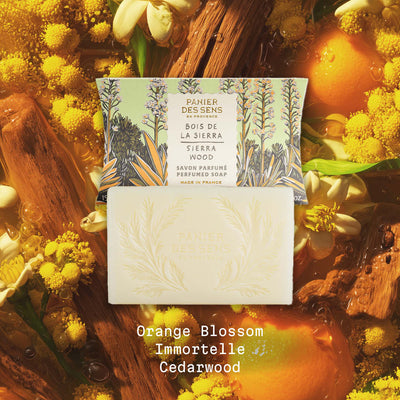 French Luxury Bar Soap - Sierra Wood - Solid cosmetics - Panier des Sens USA