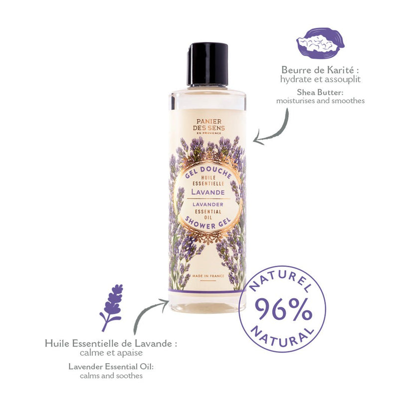 Shower gel trio - Lavender, Provence, Rose
