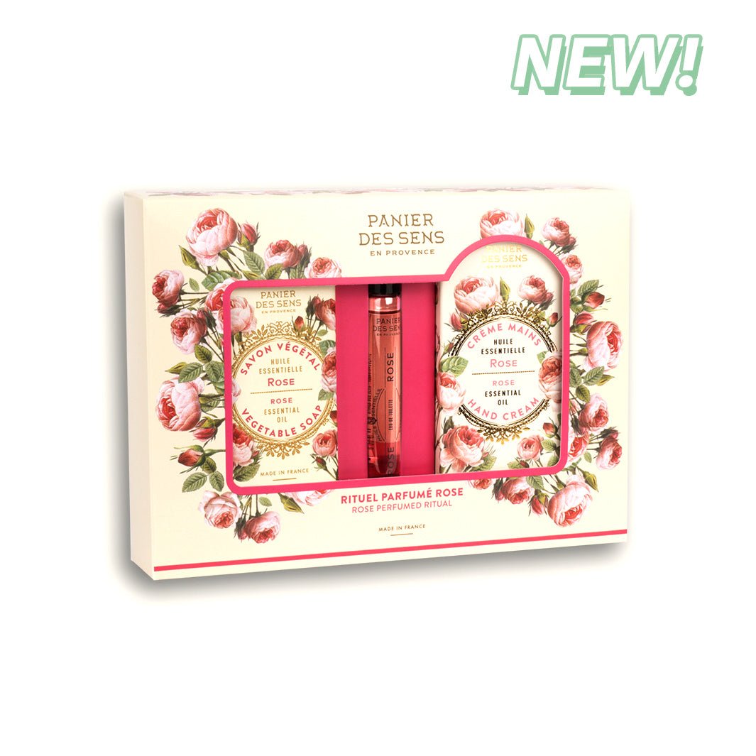 Gift Set Box Rose Perfume – Panier des Sens USA