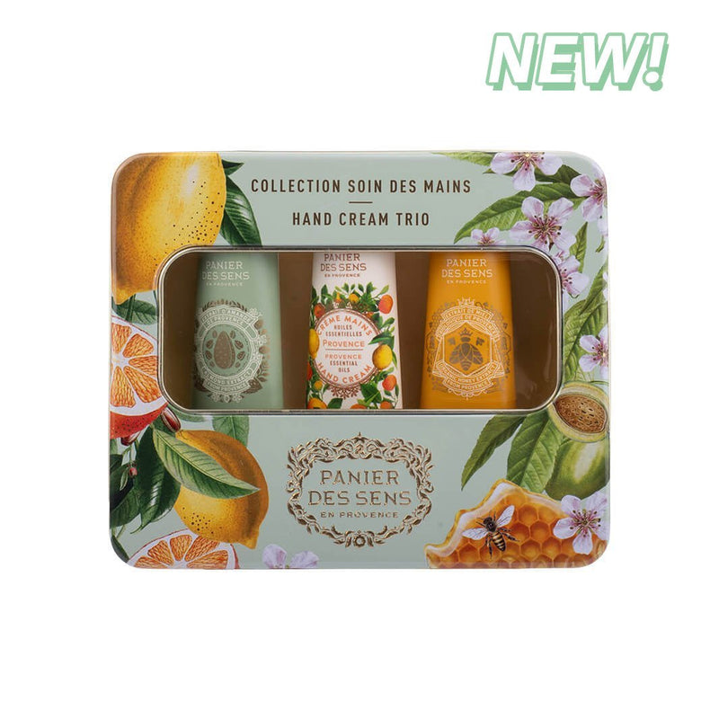 Hand care gift set - Honey, Almond, and Provence 3 x 1oz - Panier des Sens USA