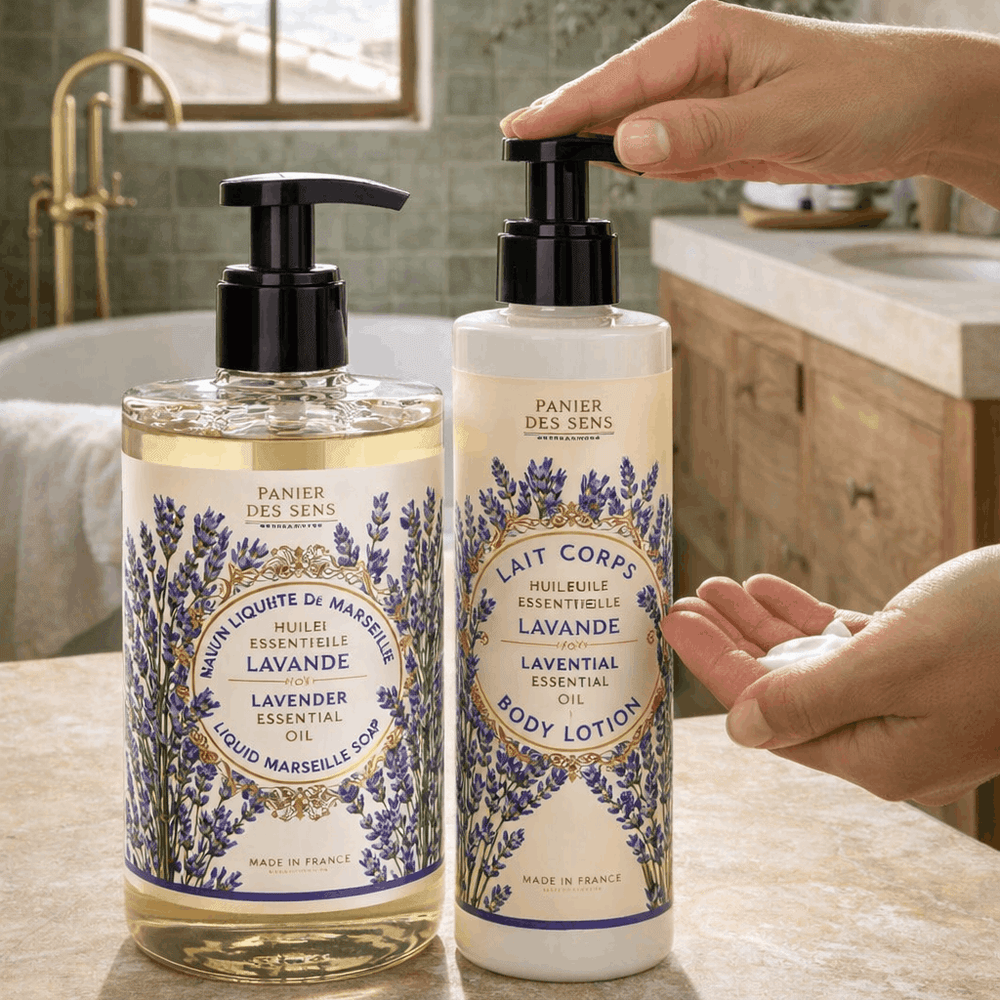 Hand Soap and Lotion Set - Lavender - Panier des Sens USA