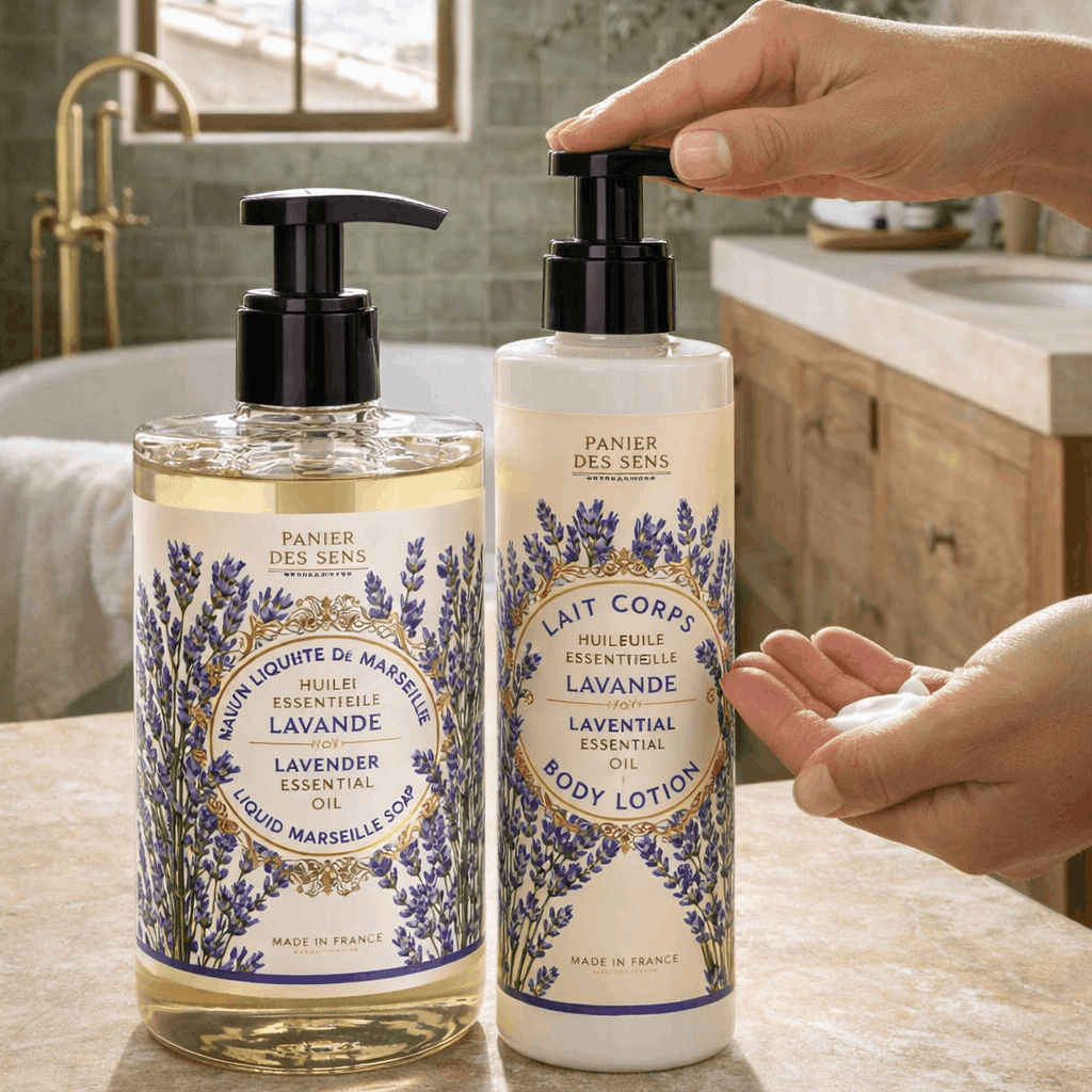 Hand Soap and Lotion Set - Lavender - Panier des Sens USA
