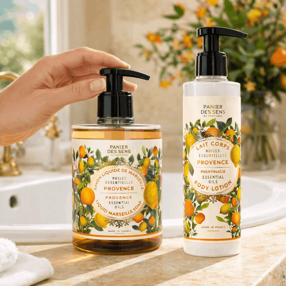 Hand Soap and Lotion Set - Provence - Panier des Sens USA