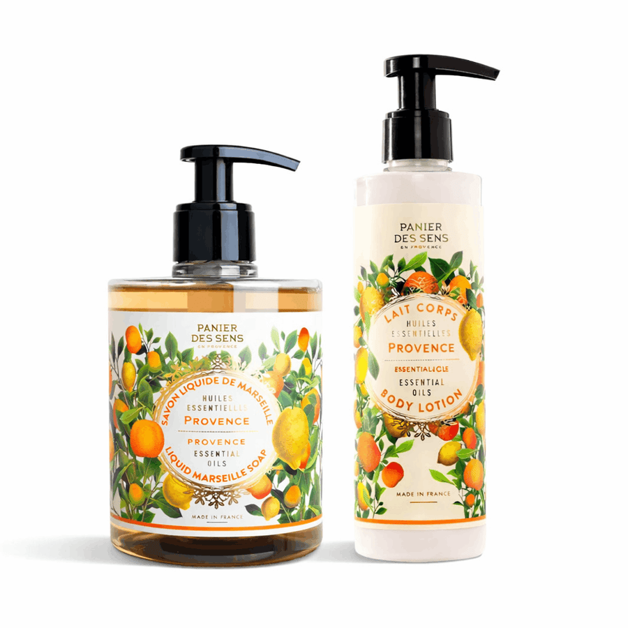 Hand Soap and Lotion Set - Provence - Panier des Sens USA