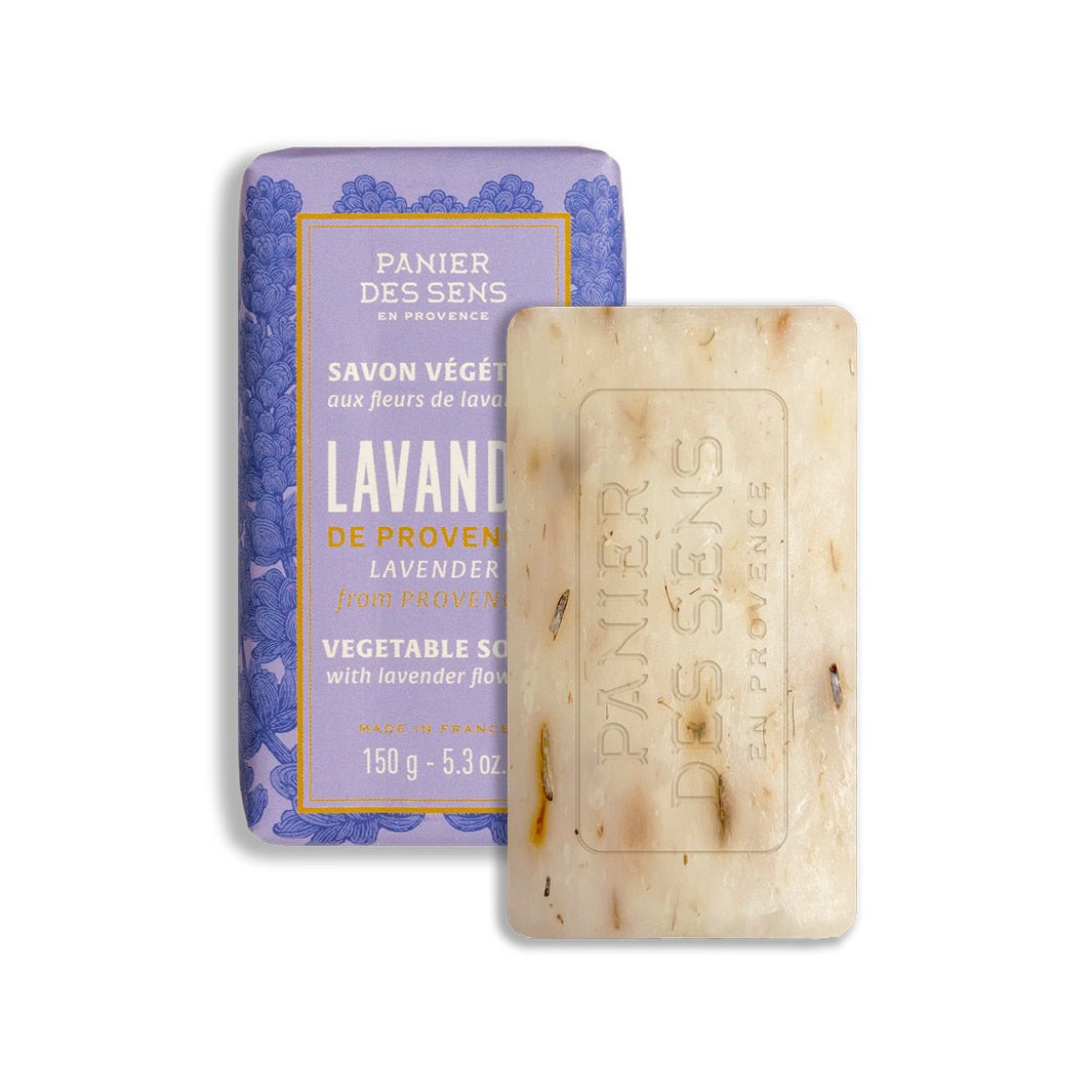 Lavender Exfoliating Soap Bar | Gentle Body Scrub – Panier des