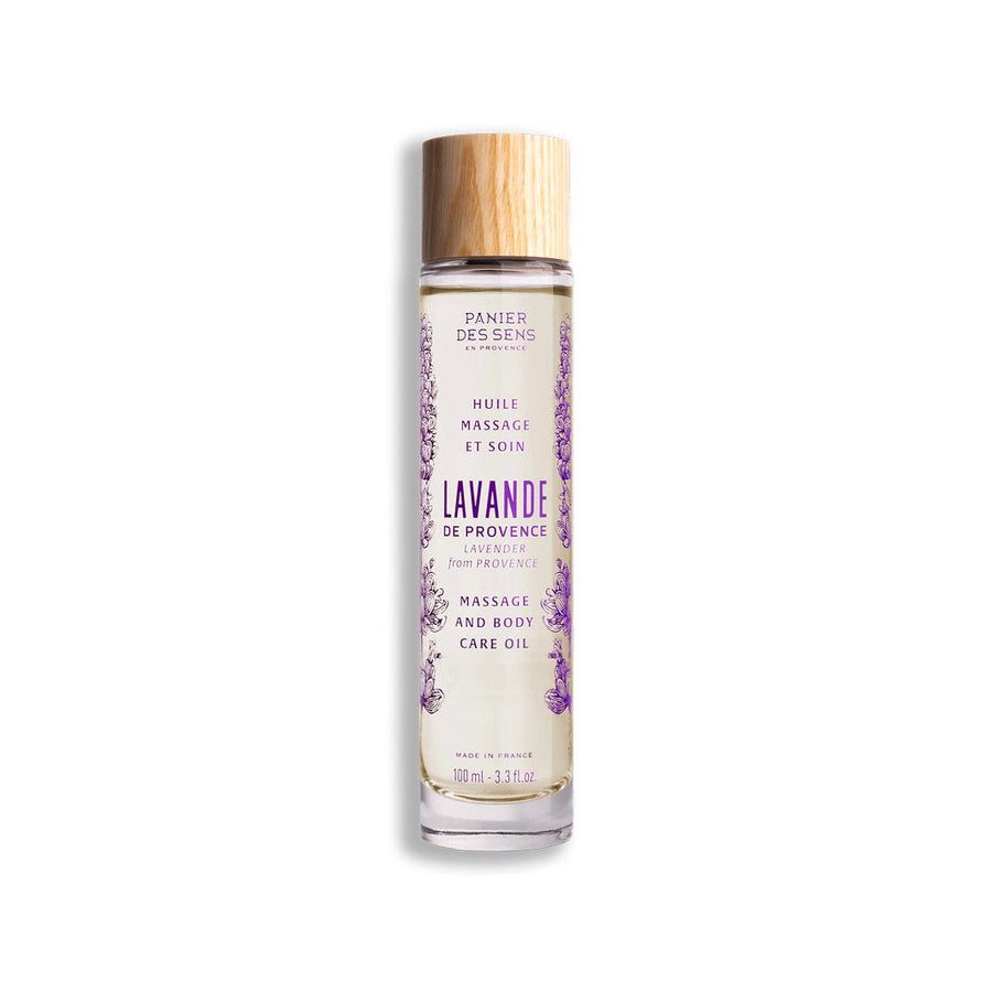 Lavender Massage Oil – Relaxing Body Oil 3.4 fl oz - Body Care - Panier des Sens USA