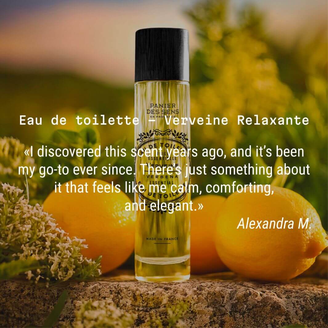 Lemon verbena perfume - Eau de toilette – Panier des Sens USA