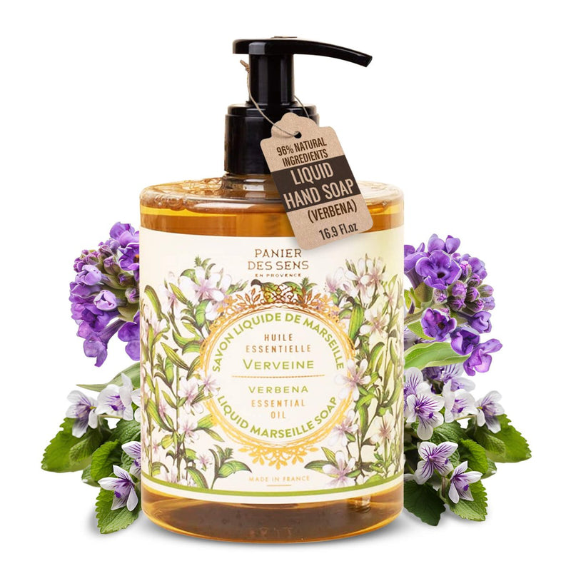 Liquid Marseille Soap - Energizing Verbena - Liquid Marseille Soap - Panier des Sens USA