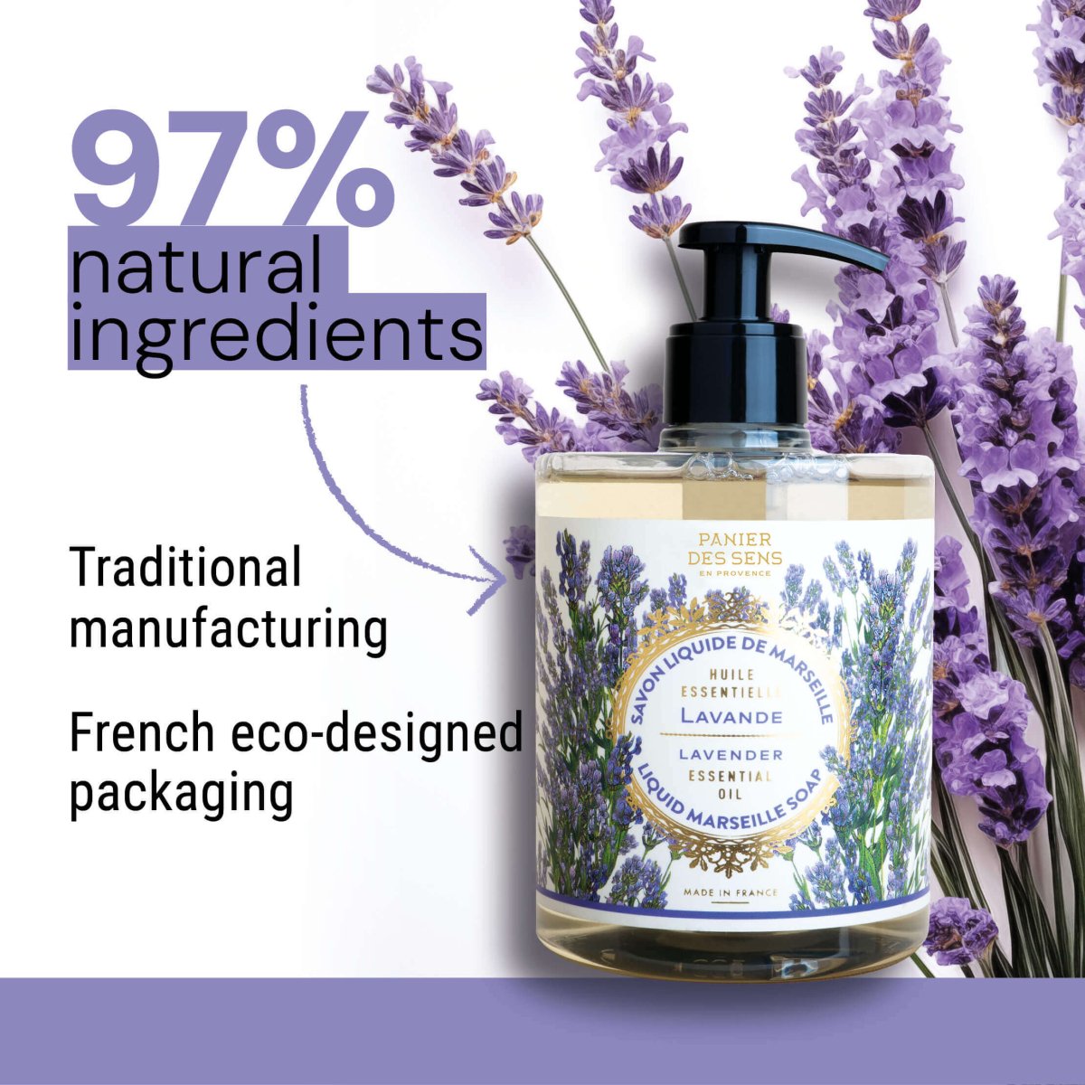 Marseille Liquid Soap – Natural French Liquid Hand Soap | Panier