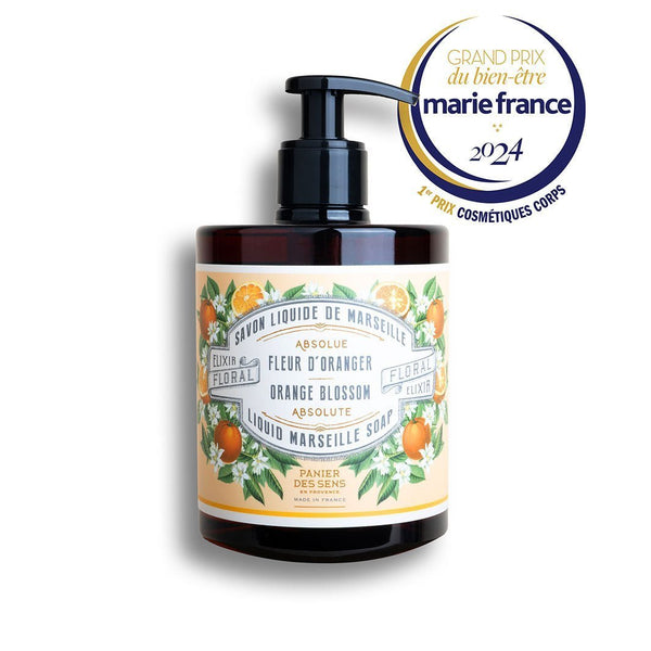 Marseille Liquid Soap – Orange Blossom - Natural French Liquid