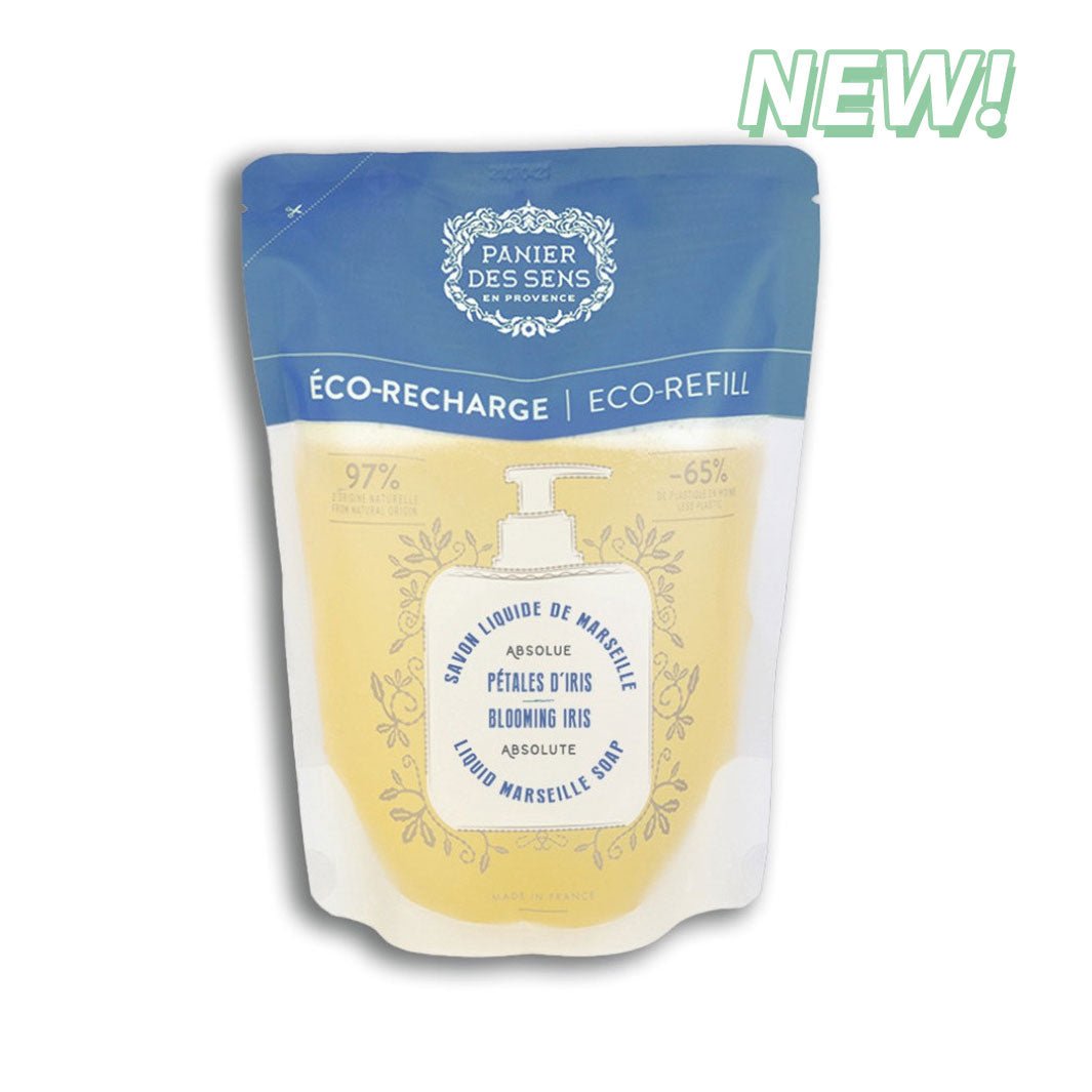 Liquid Marseille Soap Refill - Blooming iris Hand Soap (VP) - Eco - refills - Panier des Sens USA