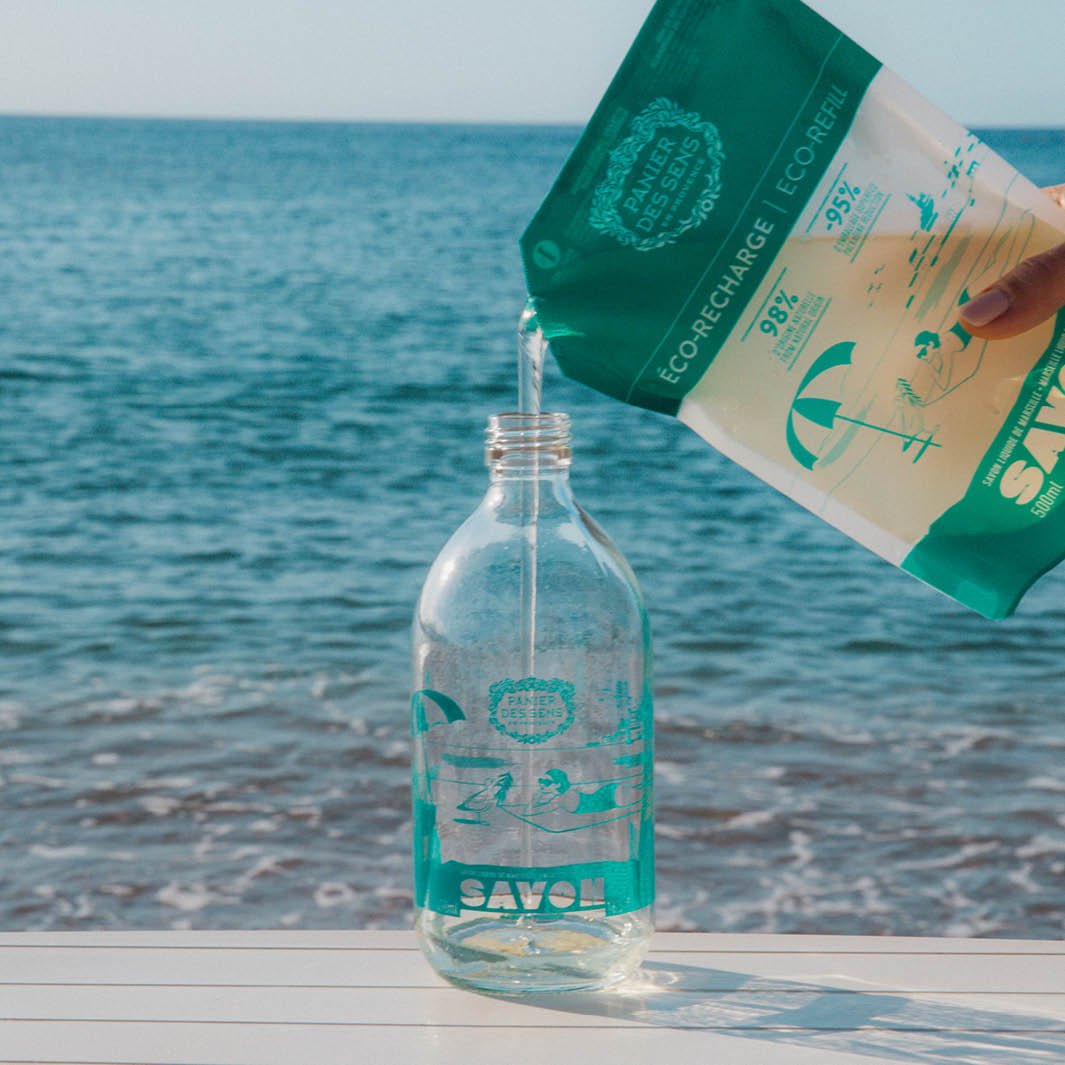 Liquid Marseille Soap Refill - Olive Hand Soap - Eco - refills - Panier des Sens USA