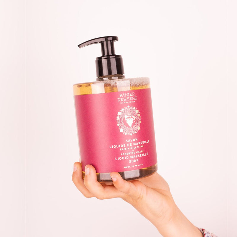 Liquid Marseille soap - Renewing grape - Liquid Marseille Soap - Panier des Sens USA