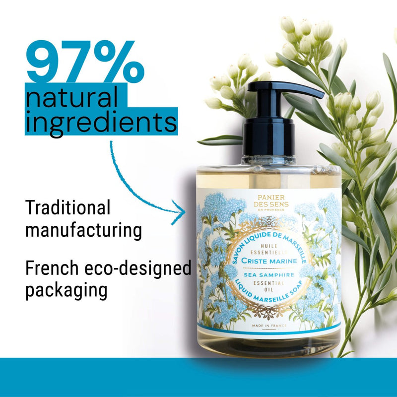 Liquid Marseille Soap - Sea Samphire - Liquid Marseille Soap - Panier des Sens USA