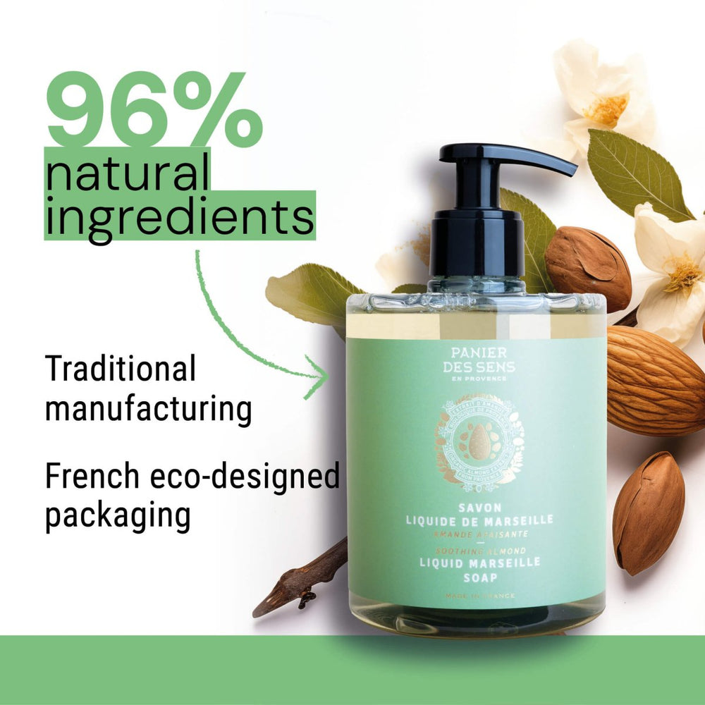 Liquid Marseille soap - Soothing Almond - Liquid Marseille Soap - Panier des Sens USA