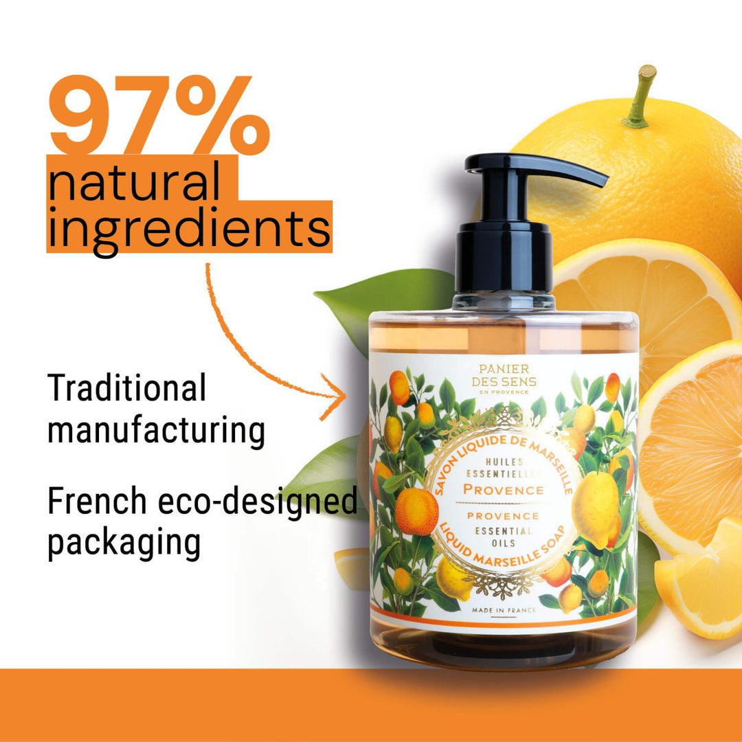 Liquid Marseille soap - Soothing Provence - Liquid Marseille Soap - Panier des Sens USA