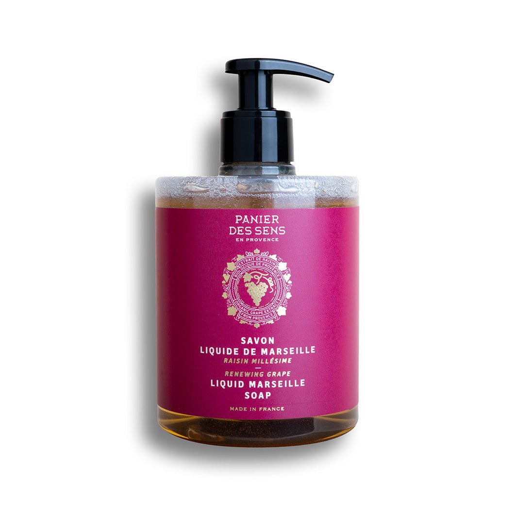 Liquid soap trio - Almond, Grape, Honey - Liquid Marseille Soap - Panier des Sens USA