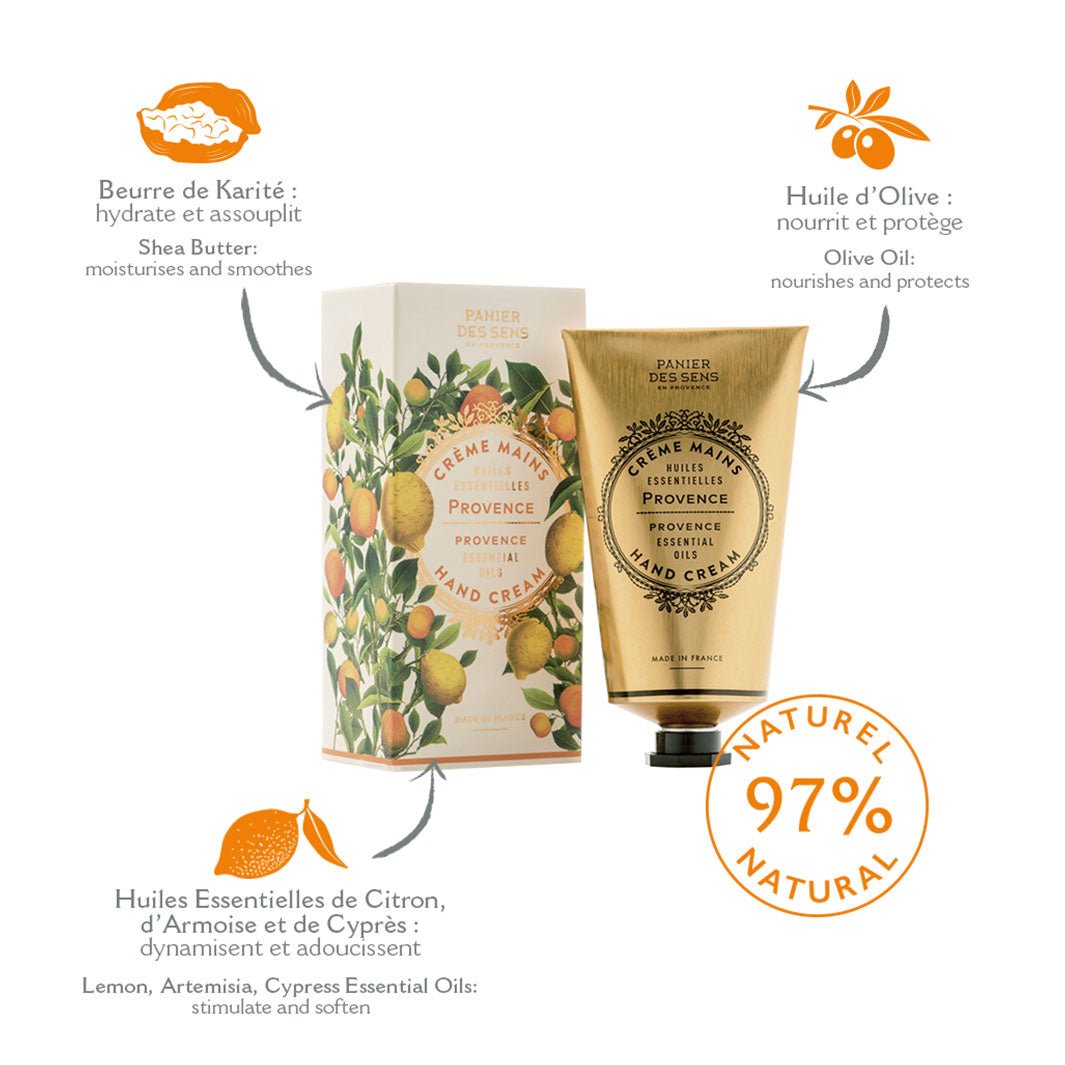Pack of 4 Multi-Scented Hand Creams 2.5 floz - Provence, Orange Blossom, Honey, Almond