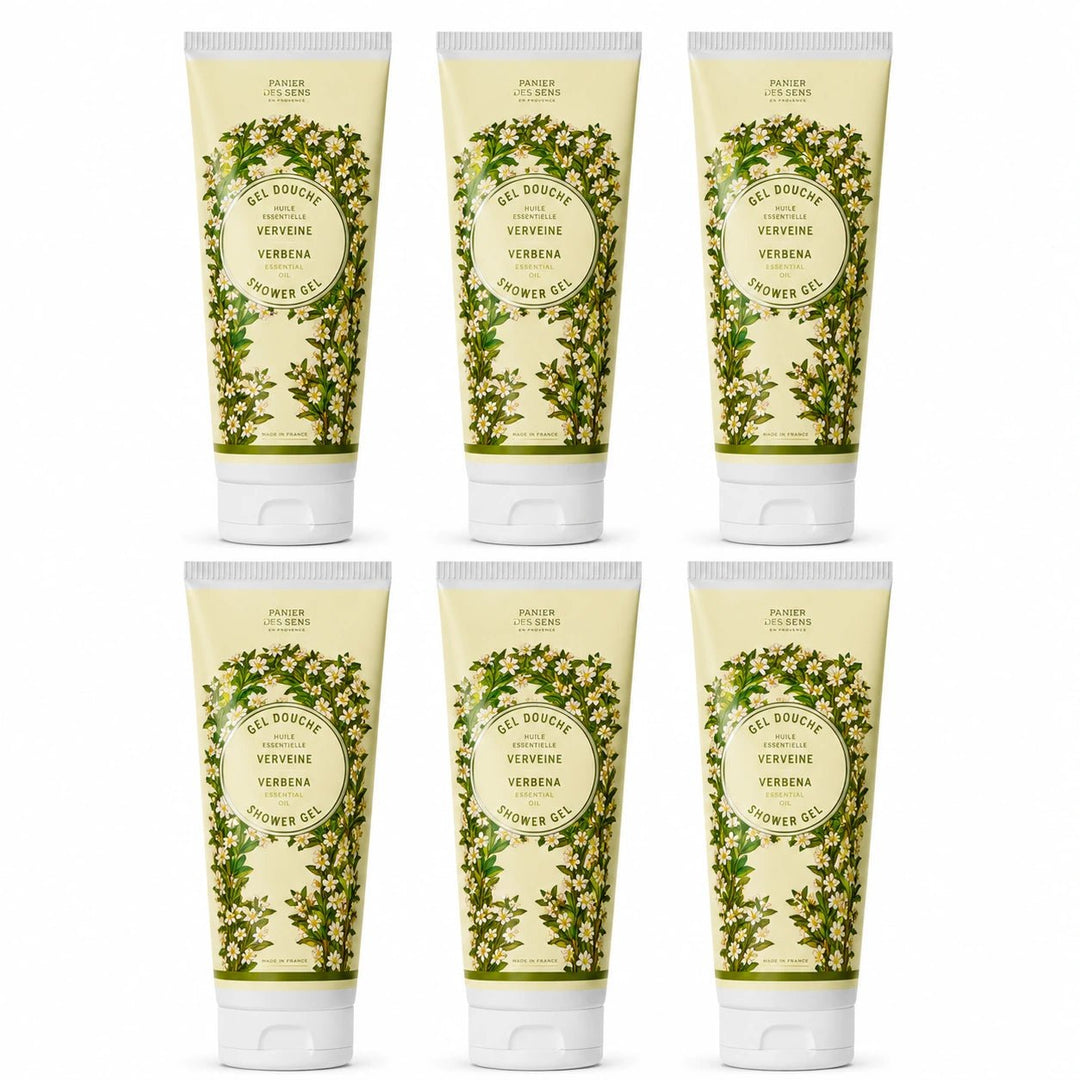 Set of 6 Verbena Shower Gels (6.7 fl.oz.)
