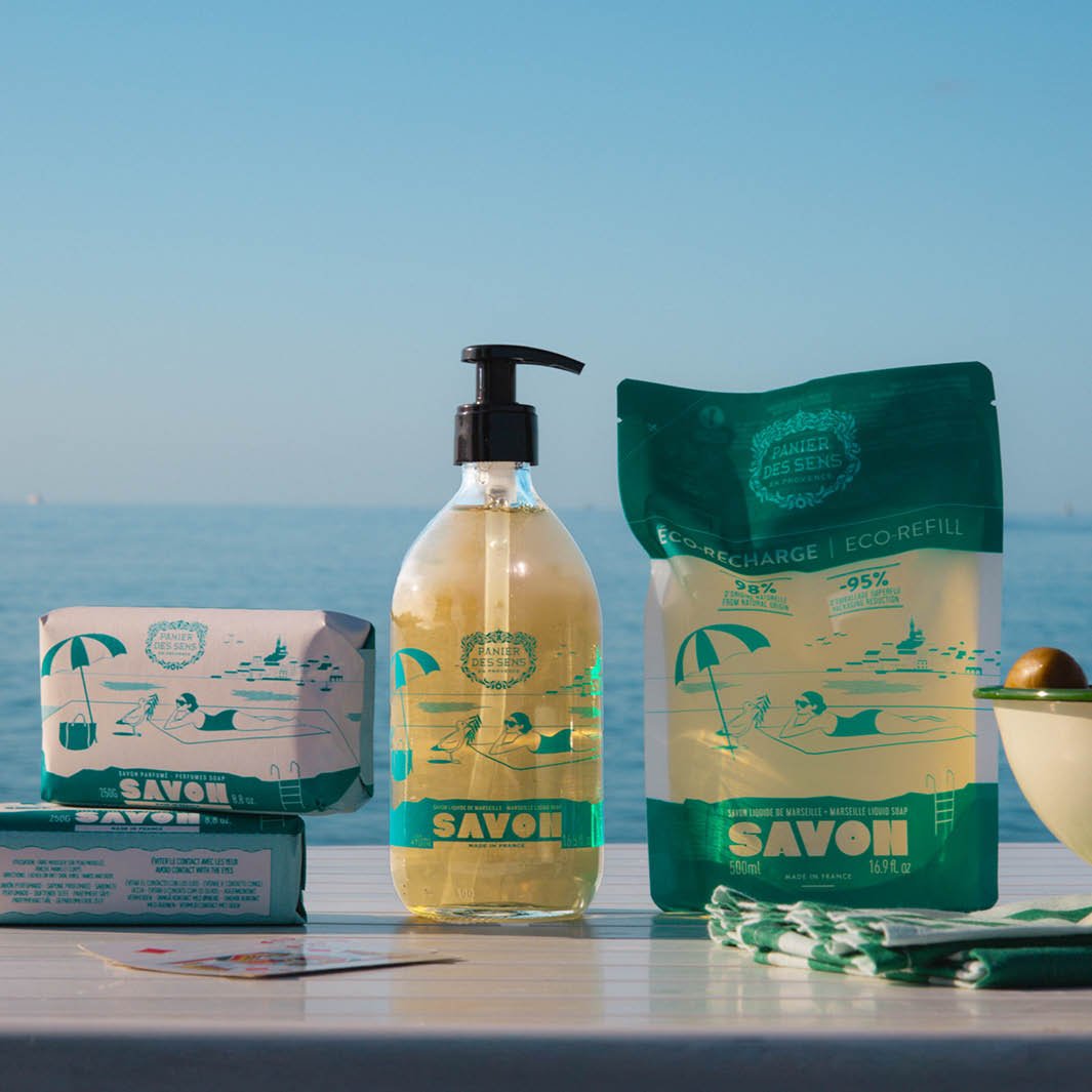 Marseille Olive Liquid Soap 490ml – Panier des Sens USA