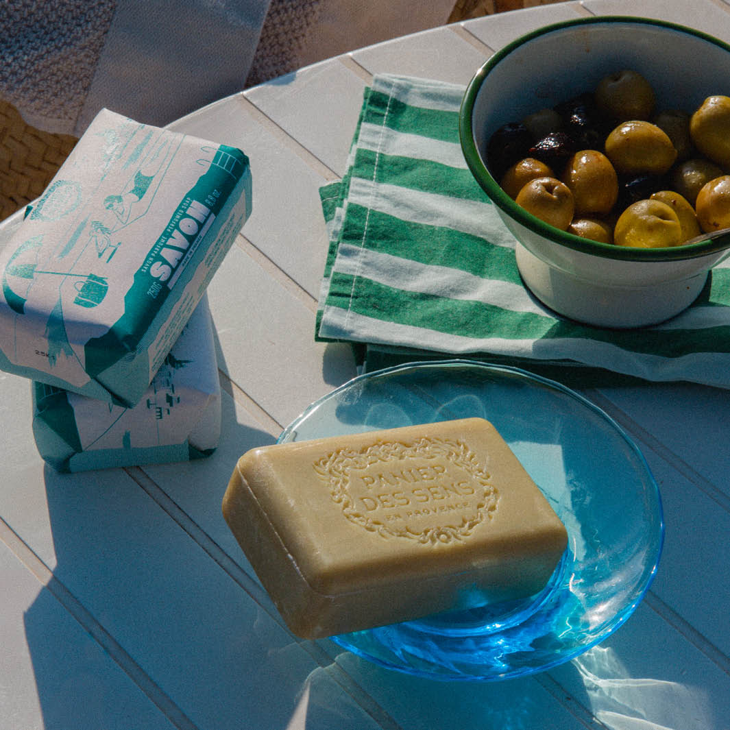 Sarasvati（サラスバティ）／Booster Olive 250g Scented Bar Soap | Panier des Sens – Panier des Sens USA