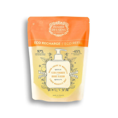 Olive liquid Marseille soap limited edition + 2 eco - refills - Orange Blossom, Rose - Liquid Marseille Soap - Panier des Sens USA