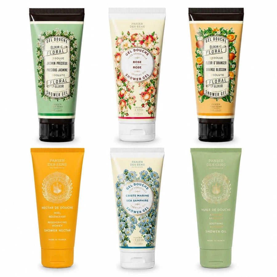 Pack de 6 geles de ducha con aromas variados (6,7 fl.oz.) - Gel de ducha - Panier des Sens