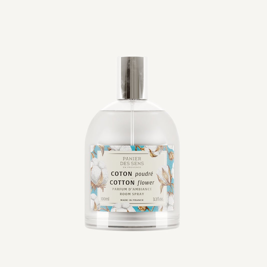 Room Spray - Cotton Flower Fragrance - Natural home fragrance - Panier des Sens USA