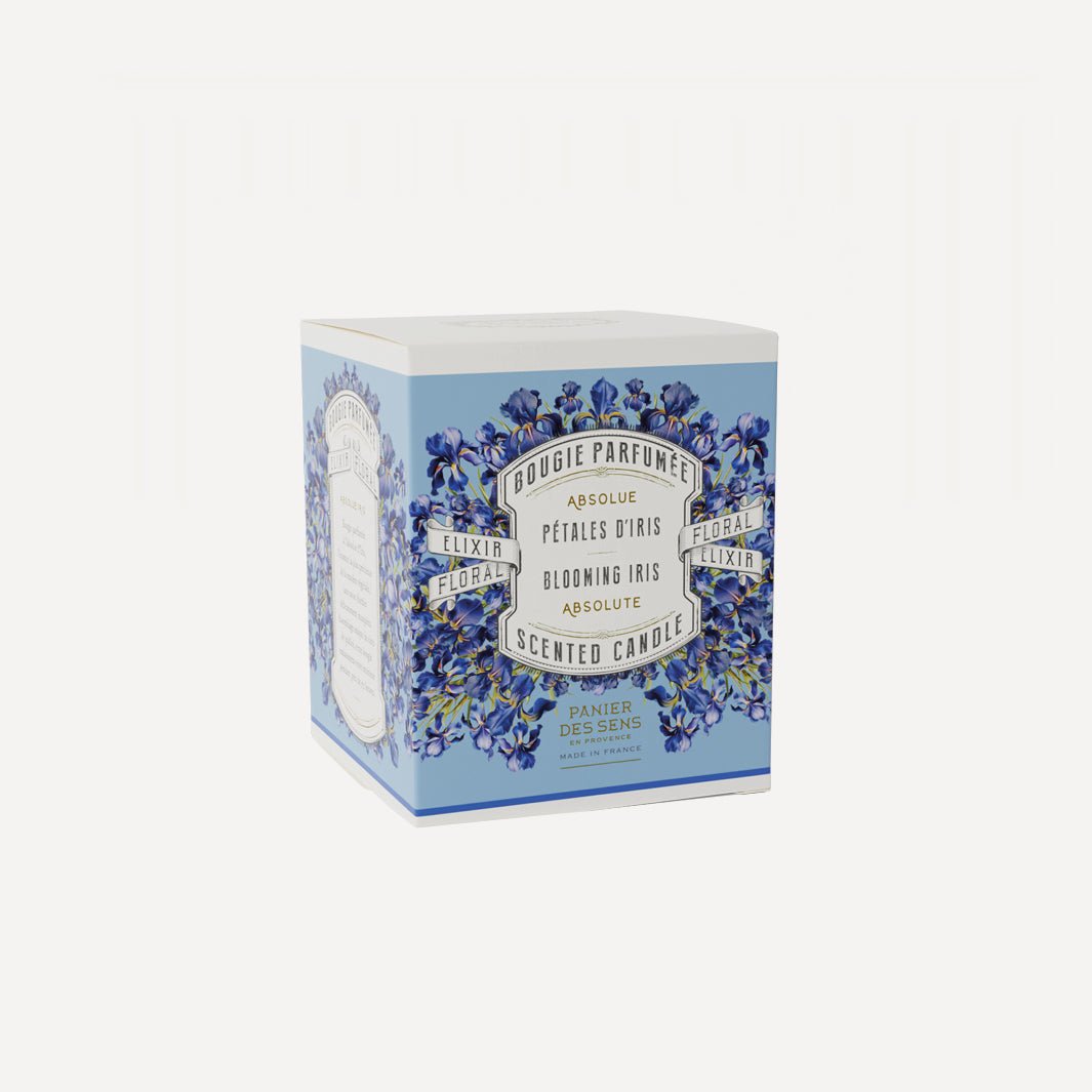 Scented candle - Blooming Iris Vegan candle 0.4 lb – Panier des