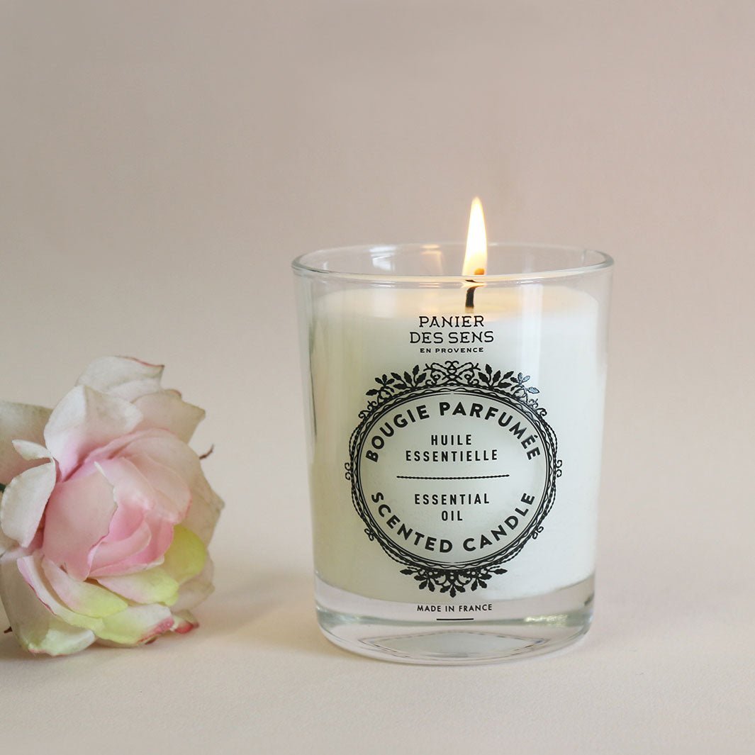 Scented Candle – Rose Vegan Candle 0,4 lb - Scented candles - Panier des Sens USA