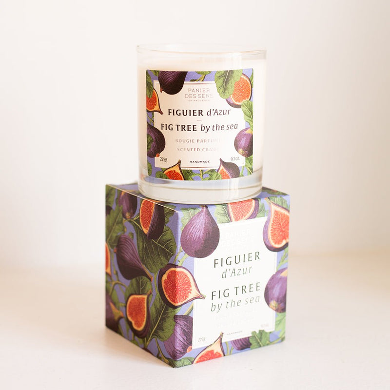 Scented candle vegetable wax - Fig tree by the sea 0.61 lb - Scented candles - Panier des Sens USA