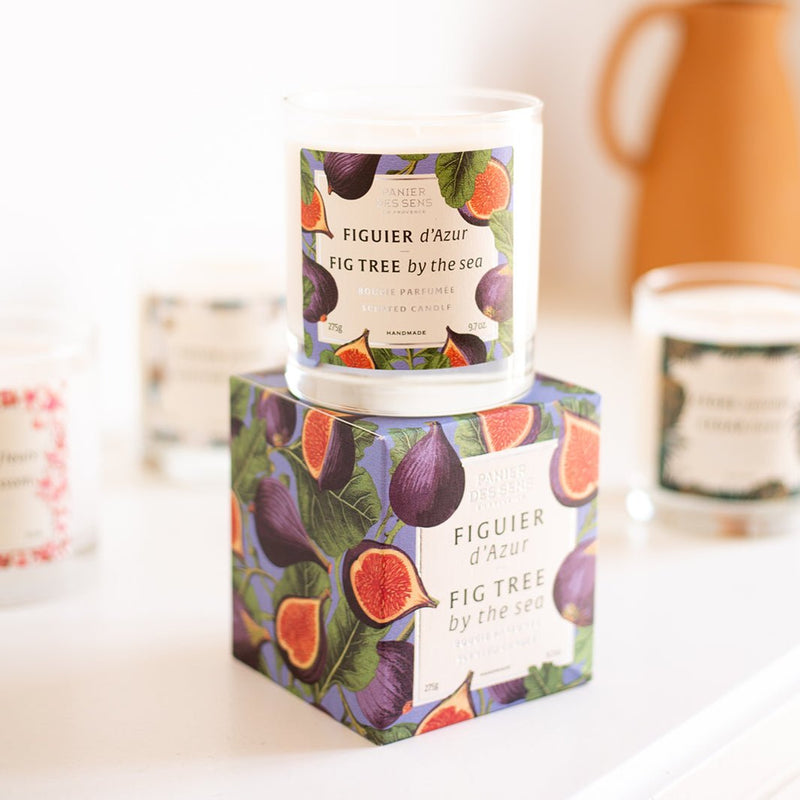 Scented candle vegetable wax - Fig tree by the sea 0.61 lb - Scented candles - Panier des Sens USA